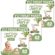 Baby Turco Fırsat Paketi (3 Paket 246 Adet)