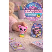 Toyfest Littlest Pet Shop Seri 4 Tekli Figür Miniş Pembe Koala Lps #237 Ananas Aksesuarlı Koleksiyon Seti