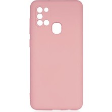 Moby Shop Samsung Galaxy A21S Yumuşak Doku & Kadife Iç Kaplama – Esnek Silikon Koruyucu Kılıf