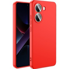 Moby Shop Poco X7 Pro  Yumuşak Doku & Kadife Iç Kaplama – Esnek Silikon Koruyucu Kılıf