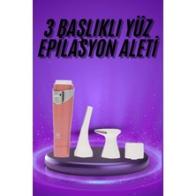 Calperia Tüm Cilt Tipleri Için 3 Başlıklı Yüz Çene Kıl Tüy Alma Tüm Cilt Tiplerine Uygun