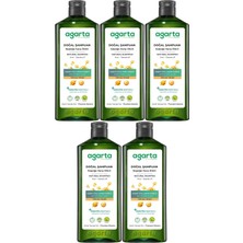 Agarta Doğal Şampuan 400 ml Kepek Karşı Etkili - Kaşıntı Pullanma Karşıtı (5 Li Set)
