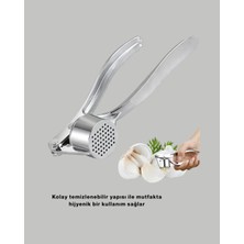 Metal Sarımsak Ezici Ergonomik Tutma ve Güçlü Presleme