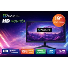 Zimmer 19 Inç Hd (48 Ekran ) Monitör – Güvenlik,karavan ve Ofis Uyumlu-Dahili Hoparlör (Ekstra Ses Cihazına Gerek YOK)-12V ile Çalışma (Karavan & Mobil Kullanım Için Ideal) ✔