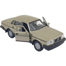 Hatıra Kutusu 1:32 Volvo 240 Gl Çek Bırak -Araba -  43784-BEJ (Lisinya)