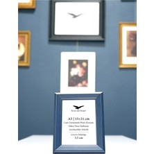 Raven Art Studio Neo A5-15X21CM Lacivert Resim Fotoğraf Belge Poster Evrak Çerçevesi Korumalı Kırılmaz Pleksi Cam