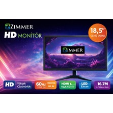 Zimmer 18.5 Inç Hd (47 Ekran ) Monitör – Güvenlik,karavan ve Ofis Uyumlu-Dahili Hoparlör (Ekstra Ses Cihazına Gerek YOK)-12V ile Çalışma (Karavan & Mobil Kullanım Için Ideal) ✔