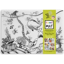 Akademi Çocuk Funny Mat Çiftlik Hayatı - Derin Deniz 25X35CM 2'li Paket