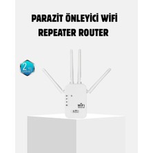 Antenli Wifi Repeater 300M2 Kapsama Alanı Wpa3 Güvenlikli Midastech