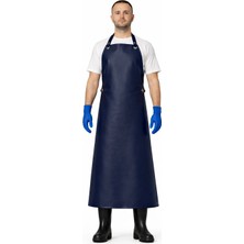 Bekiz Suni Deri Şef Bulaşık Mutfak Önlüğü Lacivert