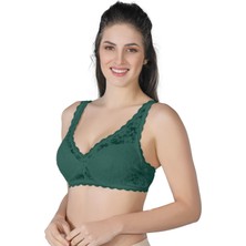 Yeşil Mı Emay 188 B Pedli Dantelli Telli Toparlayıcı Sütyen