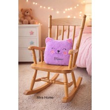 Mira Home Meav Kedi Figürlü Dekoratif Çocuk Odası Yastığı