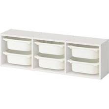IKEA Trofast Beyaz Çocuk Duvar Rafı