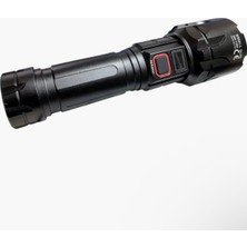 Small Sun SM-T288 80W Şarjlı El Feneri - Lazer Odaklı Güçlü Aydınlatma, Ultra Parlak Avcı Feneri