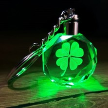 Evaglow Yonca Tasarımlı Renk Değiştiren Anahtarlık