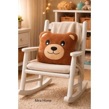 Mira Home Ayıcık Figürlü Dekoratif Çocuk Odası Yastığı - 25X30 cm