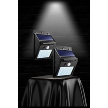 Nexgen Güneş Enerjili Sensörlü Duvar Lambası Bahçe Lamba Suya Dayanıklı Bahçe Aydınlatma