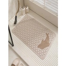 MAİN SHOP Masajlı Vantuzlu Banyo Paspası & Kaydırmaz Zemin Duşakabin Paspası Balık Desenli 35 x 68 cm M-10