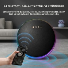 Bufs LP19 Hı-Fı Bluetooth Hoparlör - Rgb Halka Işık Ev Müzik Sinema Sistemi