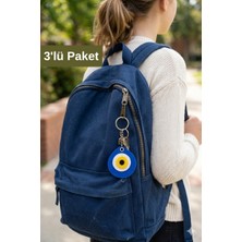 Keçebahçesi Kayseri Nazar Boncuklu Keçe Çanta Charmı, Çift Yüzlü Tasarım Çanta Süsü, El Emeği Çanta Aksesuarı,  Çift Yüzlü Keçe Charm, Dekoratif Çanta Süsleme, El Yapımı Çanta Figürü, Çanta Süslemeleri