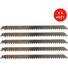 Hais Tilki Kuyruğu Testere Bıçağı Paslanmaz 300MM 1.25MM 8.5/3 Tpı Et Kemik 5’li Set