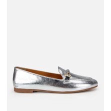 Hotiç 01AYH321350A210 KADIN Deri Lame Metalik Klasik Loafer