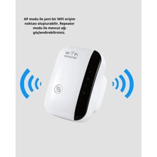 Wifi Sinyal Güçlendirici 2.4g Repeater Yüksek Çekim Kapasiteli