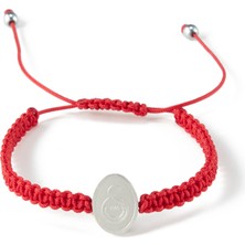 Gs Store Galatasaray Çelik Logo Makrome Bileklik U252273