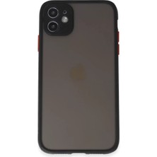 Olinea Iphone 11 Kılıf Montreal Silikon Kapak - Siyah