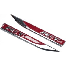 Wimbledon Nikel Kırmızı Gümüş R/t Bıçak Model Oto Arma Sticker