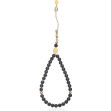 Gs Store Galatasaray Doğal Taş Tesbih Çelik Logo U252290