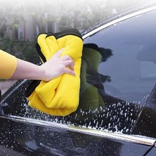 2’li Temizlik Bezi Seti – 1 Mikrofiber Bez + 1 Genel Kullanım Bezi | Tüy Bırakmaz, Süper Emici, Çok Amaçlı Mutfak & Araç & Ev Temizlik Bezi