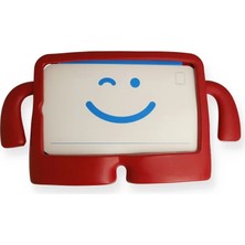 Newface iPad 10.2 (7.nesil) Kılıf Karakter Tablet Silikon - Kırmızı