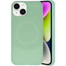 Newface iPhone 14 Kılıf Maya Karbon Kapak - Su Yeşili