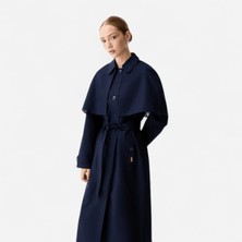 Hunter Originals Keltie Kadın Lacivert Trençkot  Harw0014251-Ns