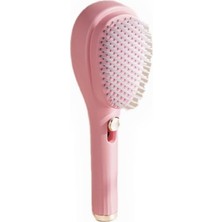 Otomatik Tuşlu Saç Masaj Tarağı, Kullanışlı, Ergonomik Tasarım, Tarak Uçlarından Kolayca Sa. Toplama, Temizleme ve Saç Bakımı Için Tarak