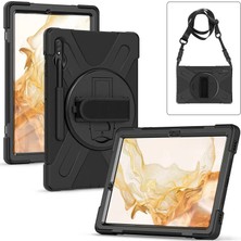 Newface Samsung Galaxy T737 Tab S7 Fe 12.4 Kılıf Amazing Tablet Kapak - Siyah