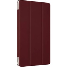 Newface Samsung Galaxy Tab A9 Kılıf Tablet Smart Kılıf - Mürdüm