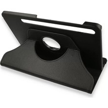 Newface Samsung Galaxy X800 Tab S8 Plus 12.4 Kılıf 360 Tablet Deri Kılıf - Siyah