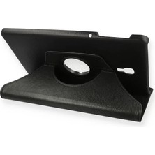 Newface Samsung Galaxy T590 Tab A 10.5 Kılıf 360 Tablet Deri Kılıf - Siyah