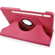 Newface Samsung Galaxy T860 Tab S6 10.5 Kılıf 360 Tablet Deri Kılıf - Pembe