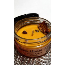 Shiny House Doğal Soya Mum – Sakral Çakra | Portakal & Ylang Ylang Kokulu