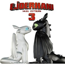 3D Ejderhanı Nasıl Eğitirsin Dişsiz ve Işık Öfkesi Figür Seti - Sevimli Ejderhalar - Hediye