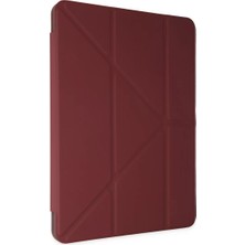 Newface Xiaomi Redmi Pad Se Kılıf Kalemlikli Mars Tablet Kılıfı - Mürdüm