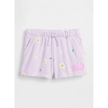 Gap Lastikli Bel Regular Fit Mor Kız Çocuk Şort 886684000