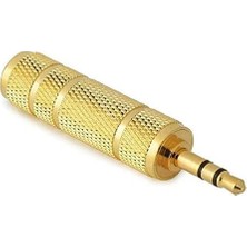 Joes Td1 Kablo Jak Dönüştürücü Gitar Çevirici Dişi 6.5mm - Erkek 3.5mm