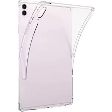 Newface Samsung Galaxy Tab S10 Fe Plus 13.1 Kılıf Anti Shock Tablet Silikon - Şeffaf