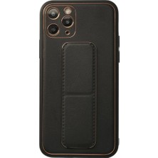 Ugrx Newface iPhone 11 Pro Kılıf Coco Deri Standlı Kapak - Siyah