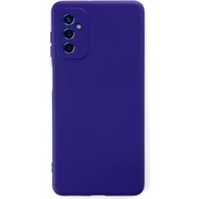 Newface Samsung Galaxy M52 5g Kılıf Nano Içi Kadife Silikon - Mor