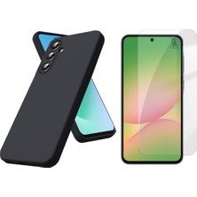 Coolacs Samsung Galaxy A57 ile Uyumlu Kılıf Esnek Premium Telefon Kılıfı ve Temperli Cam Ekran Koruyucu